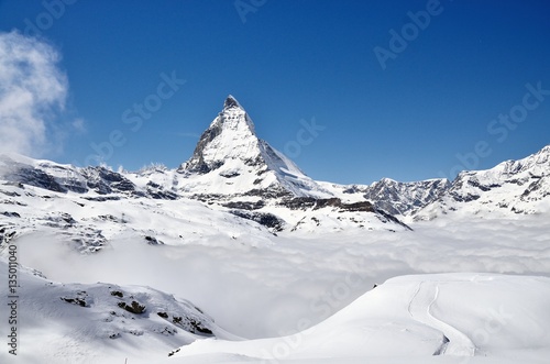 Matterhorn  Snow  Mountain  Switzerland  Europe