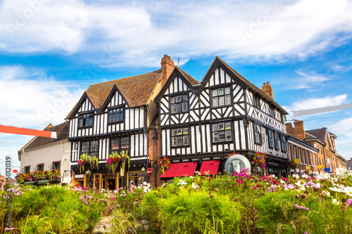 Half-timbered house in Stratford upon Avon photo