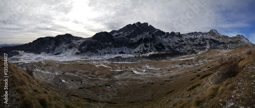Panorama from snowy mountains © TravelTelly