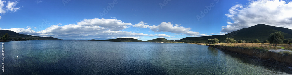 Lake in Nies panorama