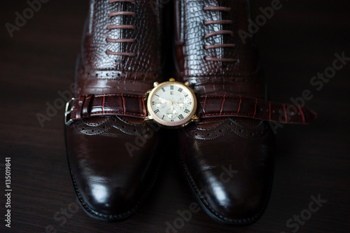 Men's watches and shoes