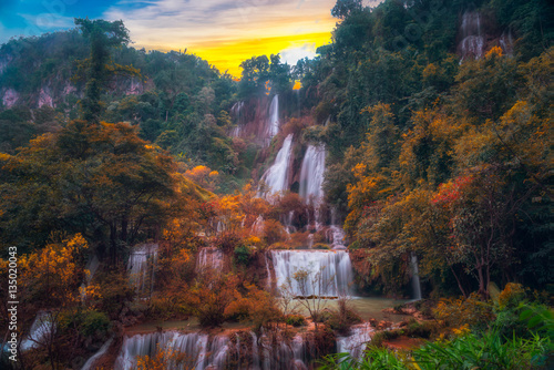 The beauty of Thi lo Su Waterfall Umphang,Thailand