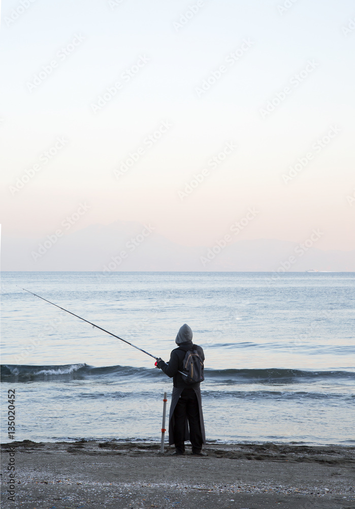 Pescatori al tramonto 