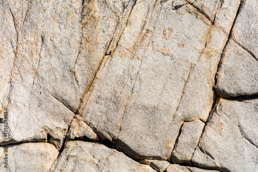 Fototapeta premium Old stone wall crack Background