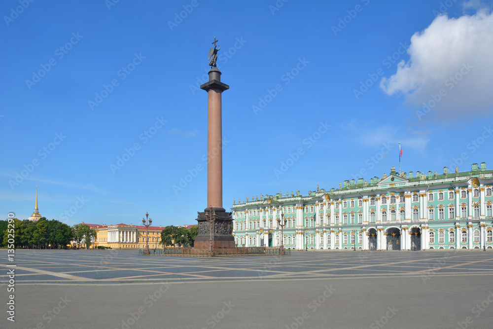 Petersburg. Palace square