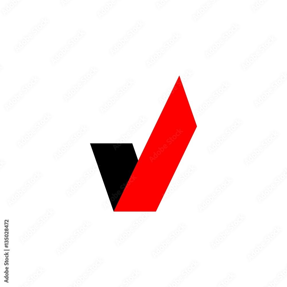 V Letter Initial Icon Logo Vector V Letter Initial Icon Logo Vector