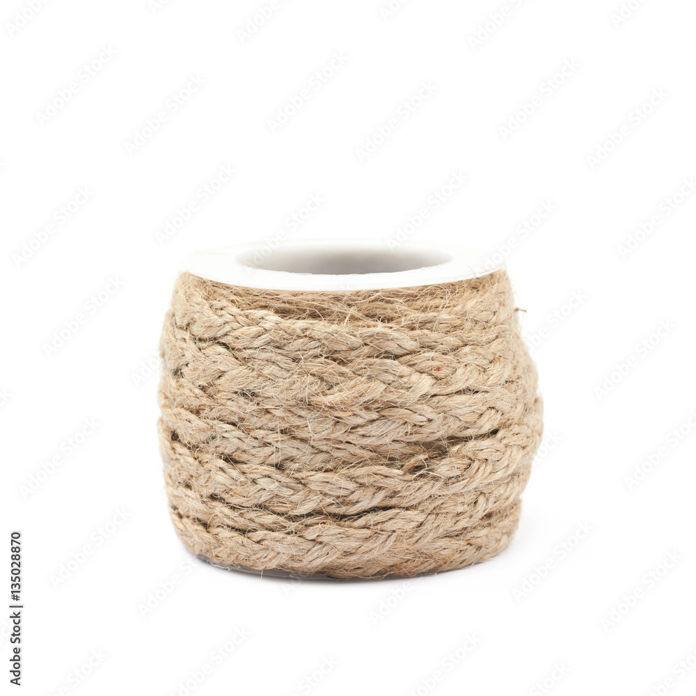 Obraz premium Decorational rope string on a bobbin