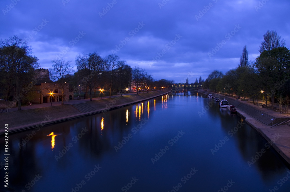 River Ouse, York, England in the early morning light