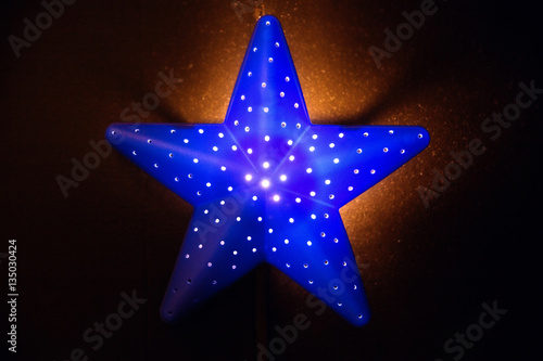 nightlight in the shape of a star in the children s room
