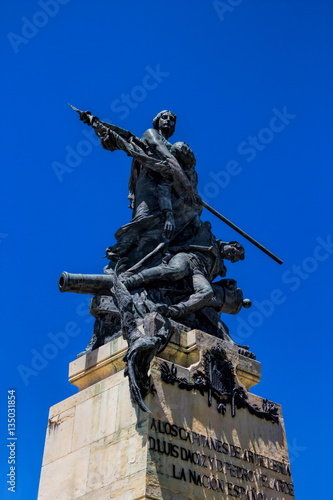 Segovia, Denkmal am Alcazar