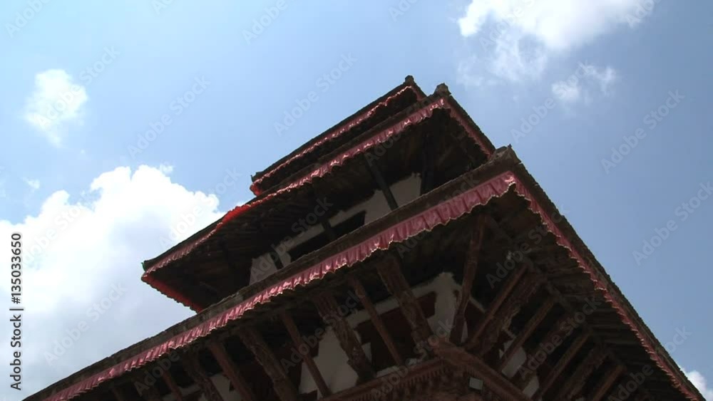 Rooftop view in to the sky at Durbar Square,Kathmandu Rooftop view in to the sky at Durbar Square,Kathmandu