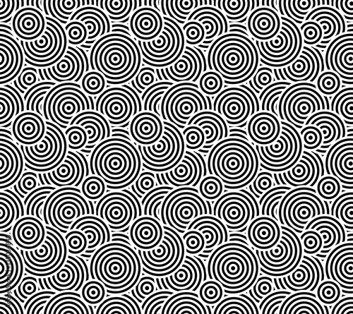 Seamless target wallpaper. Modern pop target background. Vector backdrop. Seamfree.