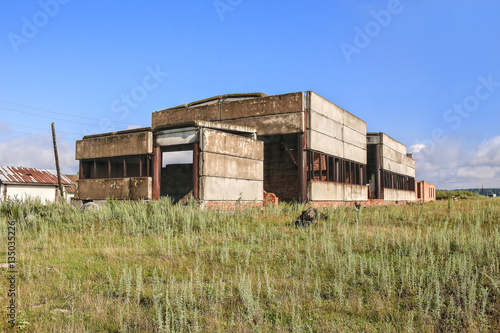 Abandoned factory - concrete ruins © Yuri Bizgaimer