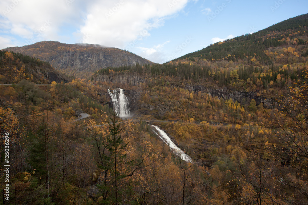 Beautiful autumn landscape west in Norway Beautiful autumn landscape west in Norway