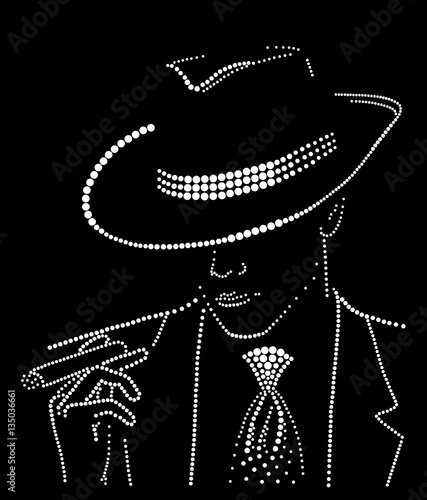 The man with a cigar