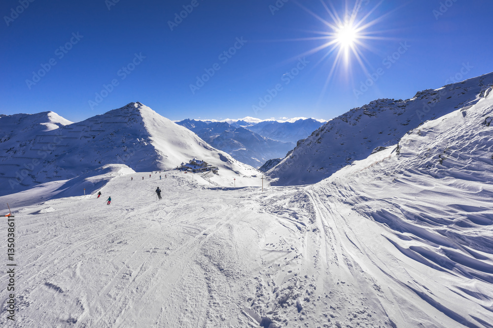 Ski fahren im Hochzillertal