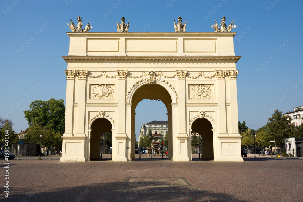Brandenburger Tor am Luisenplatz in Potsdam, Brandenburg