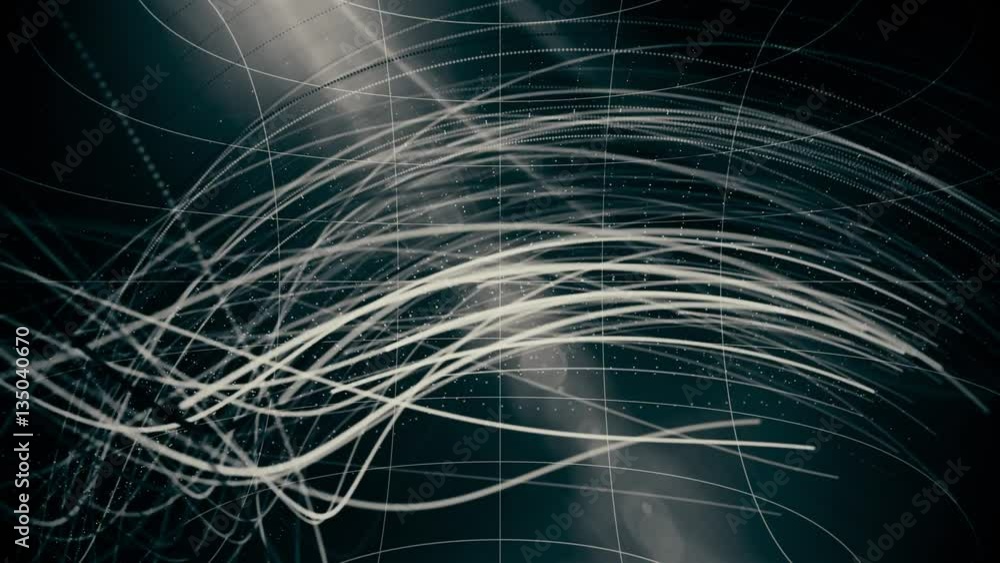 particle lines and curves abstract background particle lines and curves abstract background