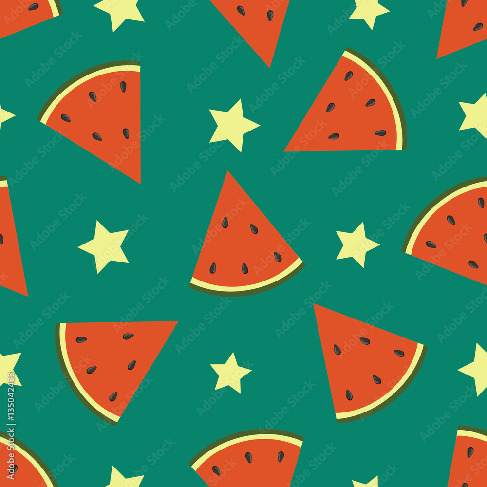 watermelon. Vector seamless pattern. watermelon. Vector seamless pattern.