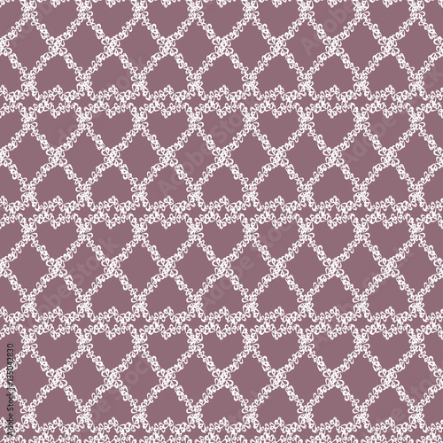 Vector seamless pattern with hearts