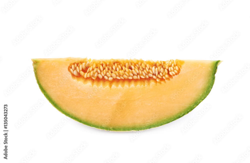 Single slice of a melon Single slice of a melon