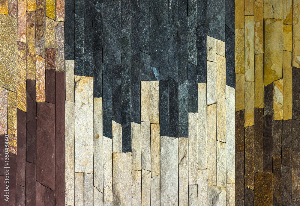 Obraz premium Samples of decorative facing stone