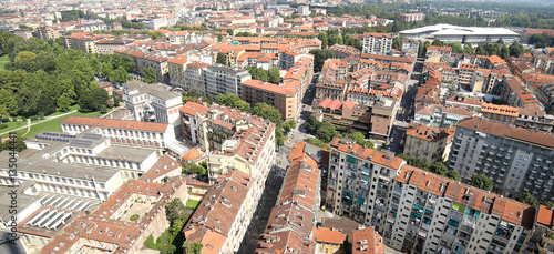 big City with many buildings in Italy