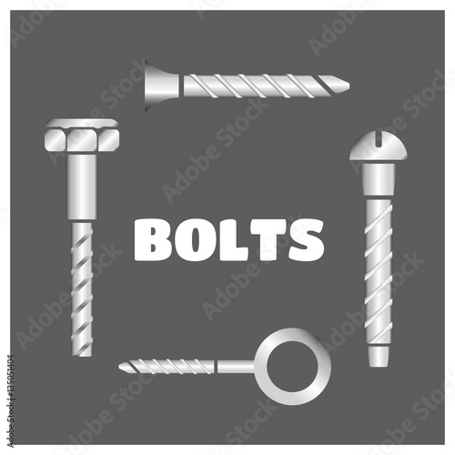 Construction hardware icons.