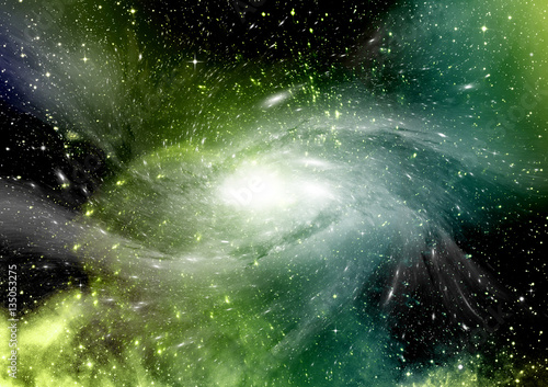 Wallpaper Mural galaxy in a free space Torontodigital.ca