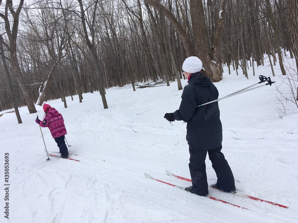 ski de fond Stock Photo Adobe Stock