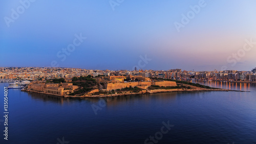 Sunrise over Fort Manoel, Malta