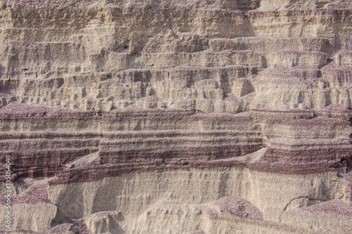 Striated Sand with Purple Stripes