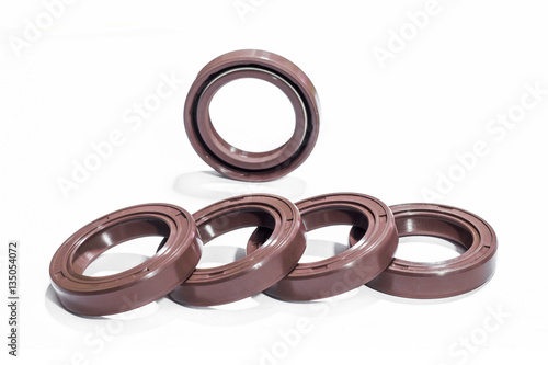 Oil Seal chemical resistance for Industrial on white background.