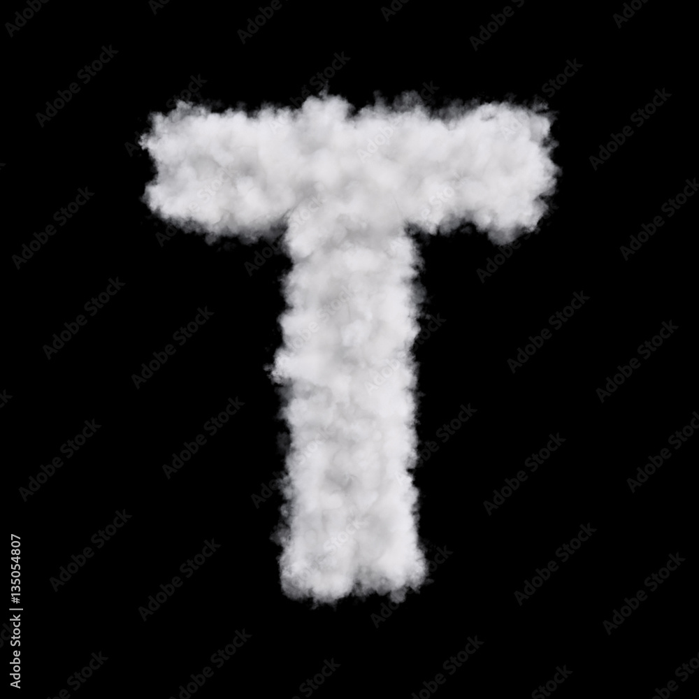 Cloud letter R Cloud letter R