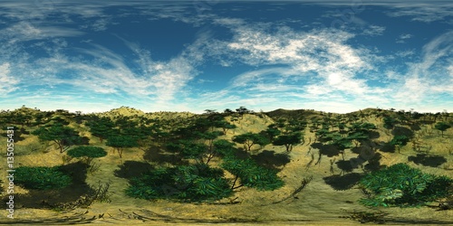 environment map  HDRI High resolution map. Round panorama  spherical panorama  equidistant projection  land under heaven  