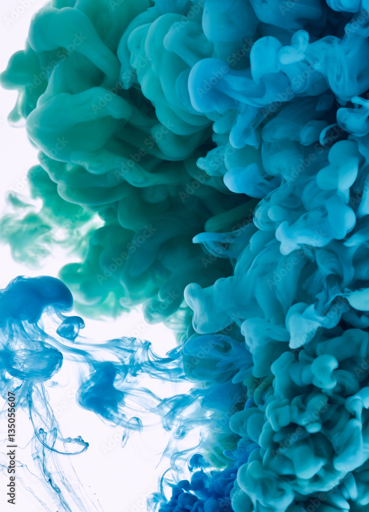 Blue paint background Blue paint background