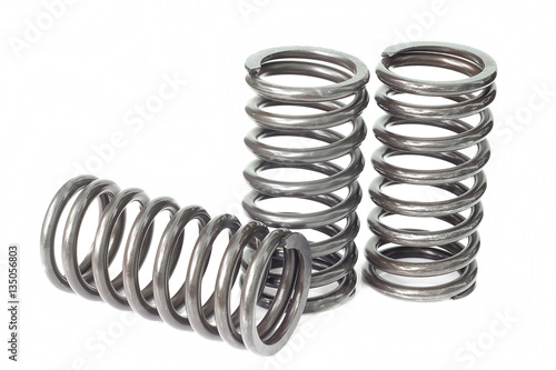 Metal steel spring spare parts for industry.