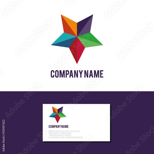 Free Download Abstract colorful logo,Identity for company, web site logotype. Low poly - GFXLoad