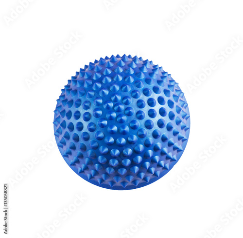 Massage ball for ergotherapy isolated on white background