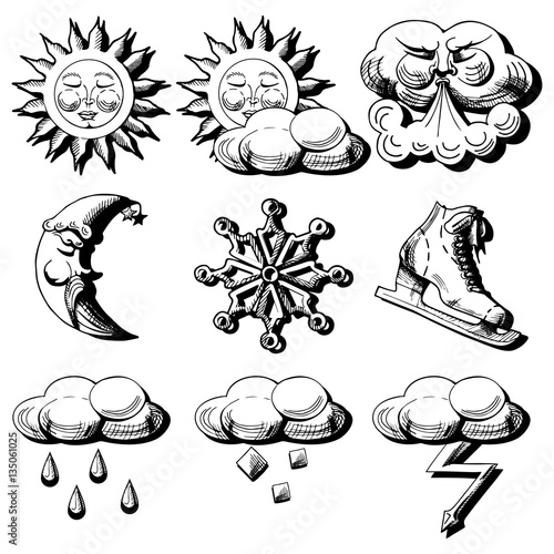 Weather icons set