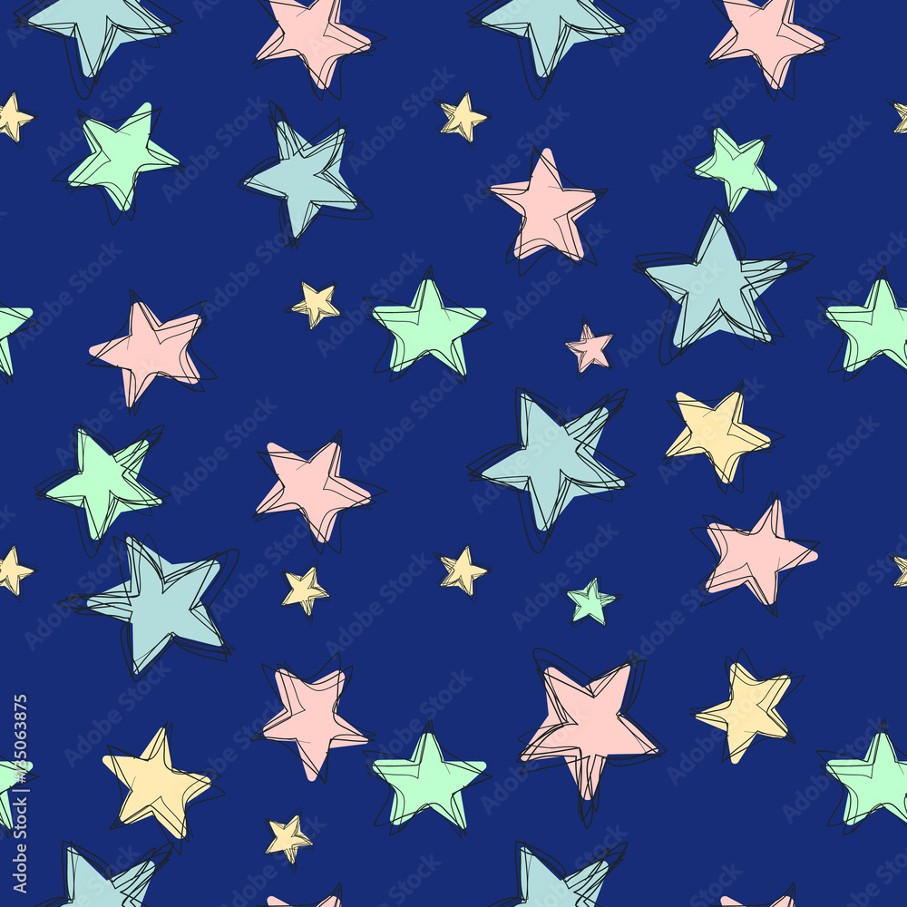 Vector Stars Pattern Vector Stars Pattern