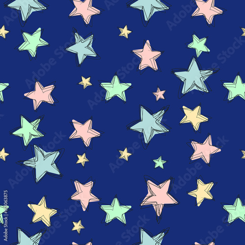 Vector Stars Pattern