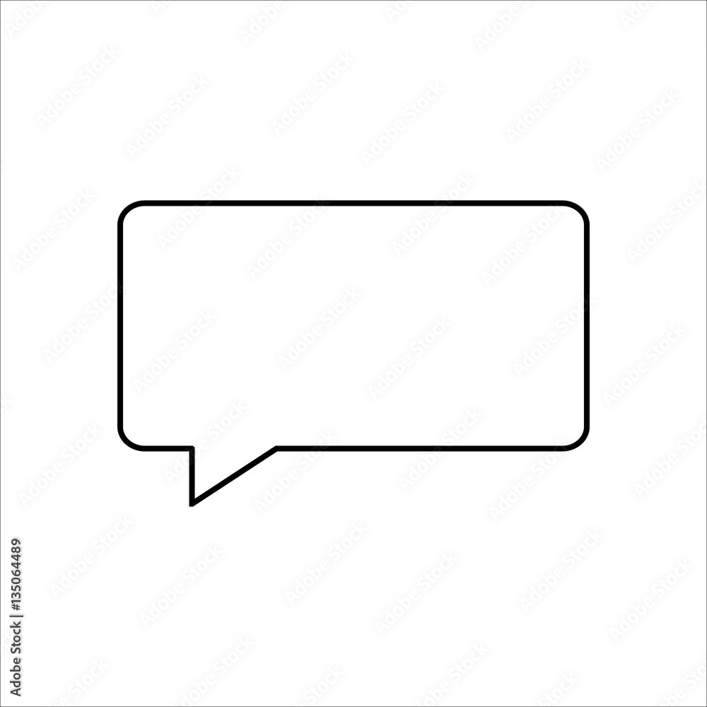 messenger icon on white background messenger icon on white background