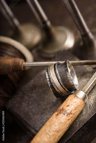 Handmade silver spinner ring_the workshop collection