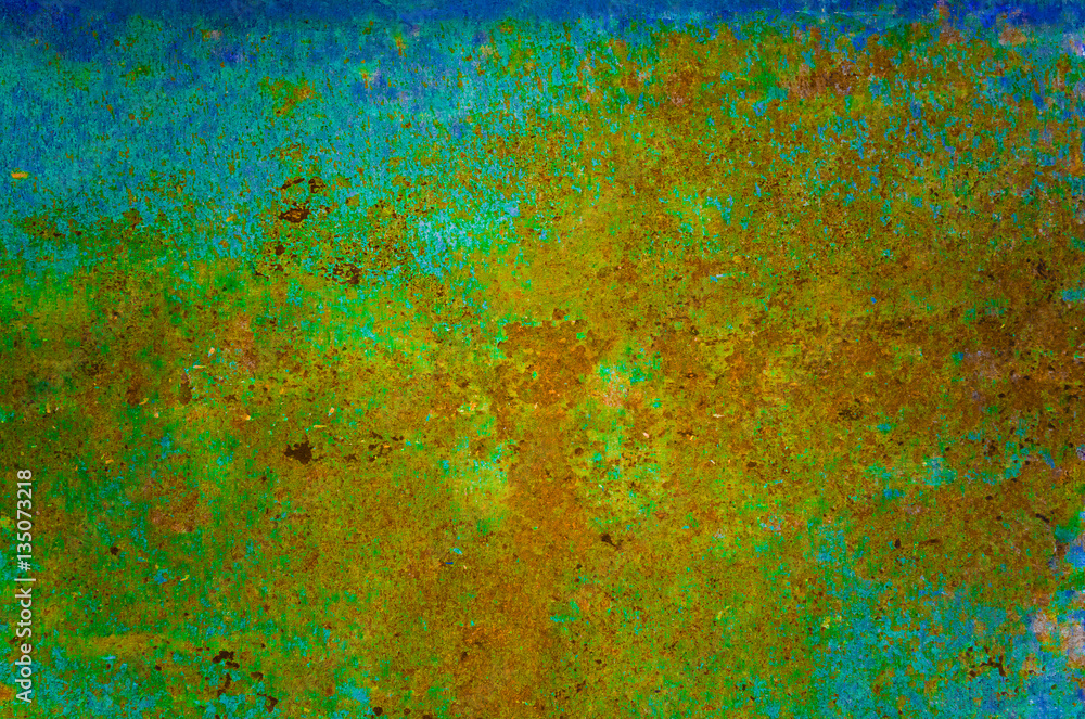 vintage abstract color background. Green/Blue/Orange
