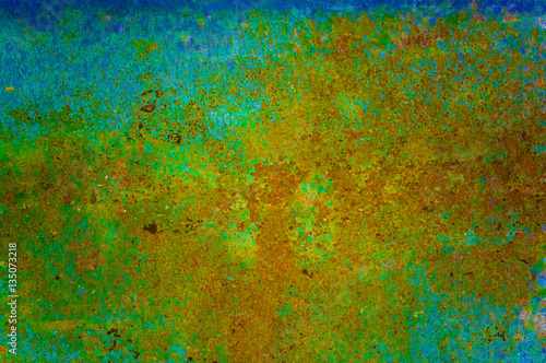 vintage abstract color background. Green/Blue/Orange
