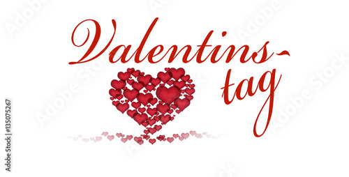 Valentinsgruß mit Herzchen