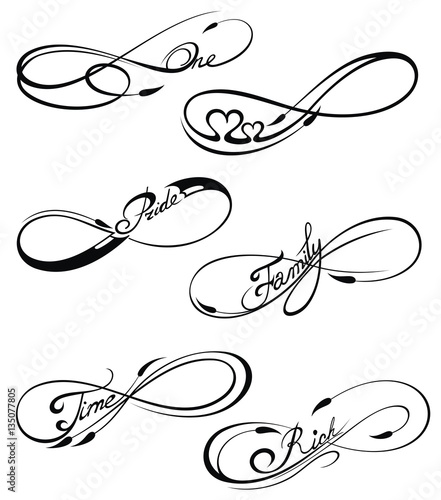 Infinity symbols