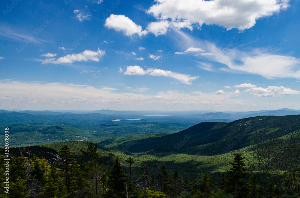 New Hampshire Lakes Region View from Second Sister