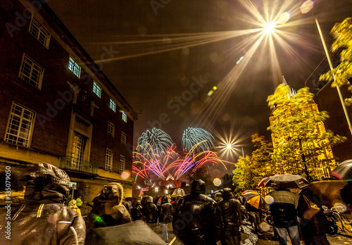 Fotografía Fireworks in Norwich